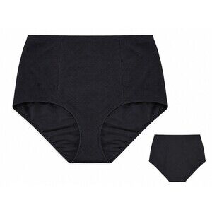 Torrid Black Textured High Waist Bikini Swim Bottom Plus Size 2 2X Full Coverage